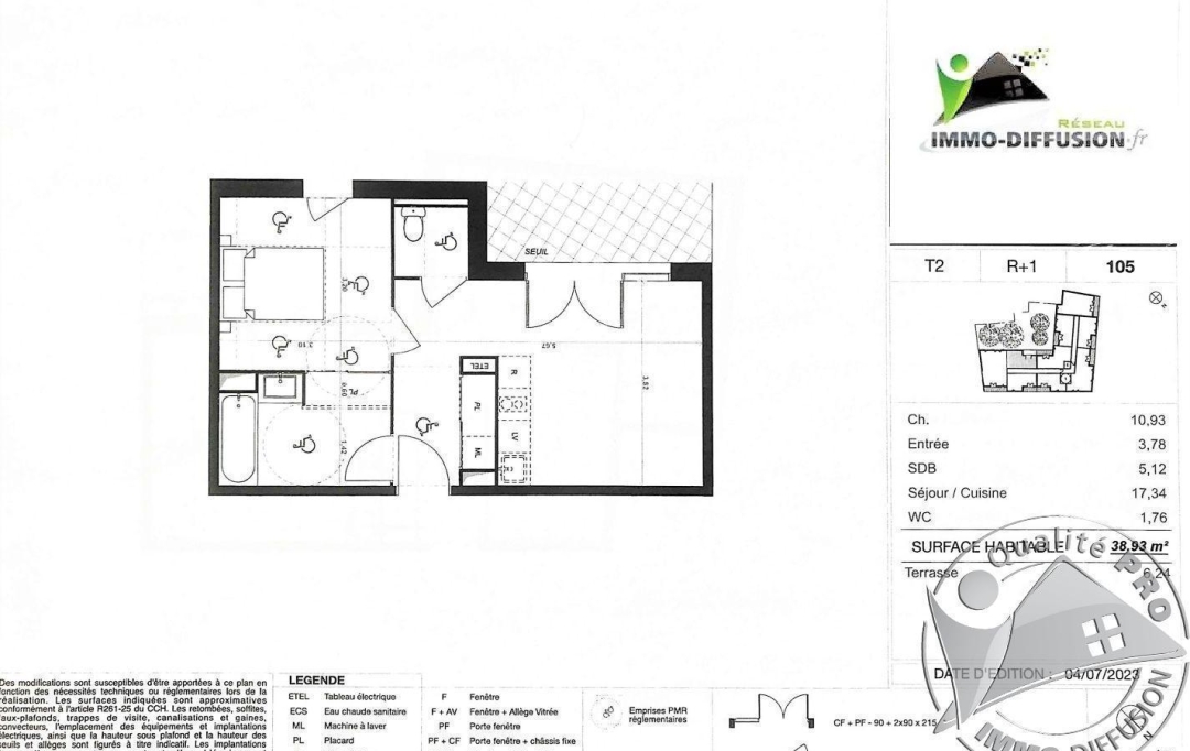 SMART IMMOBILIER : Appartement | SAINT-JUST (34400) | 42 m2 | 195 900 € 