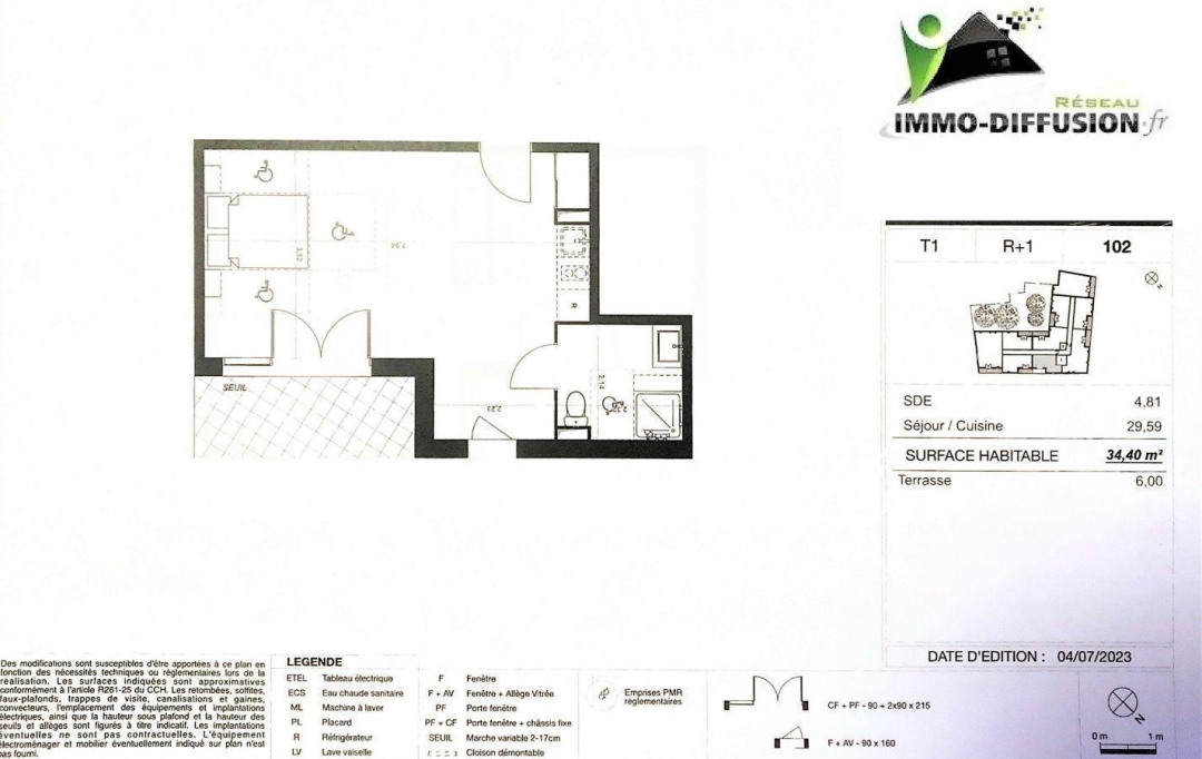 SMART IMMOBILIER : Appartement | SAINT-JUST (34400) | 34 m2 | 119 900 € 